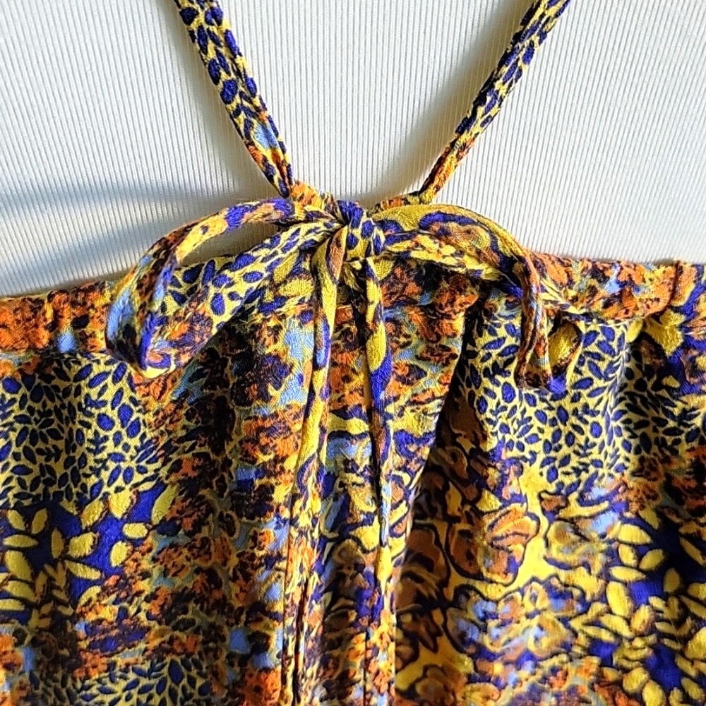 Free People NWT convertable tank or skirt boho print size L